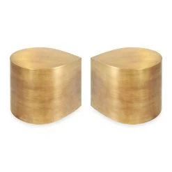 Jonathan Adler Better Together Bundles Brass Teardrop Table Duo Bundle