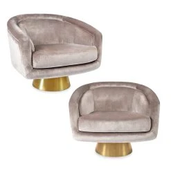 Jonathan Adler Bacharach Swivel Chair Bundle