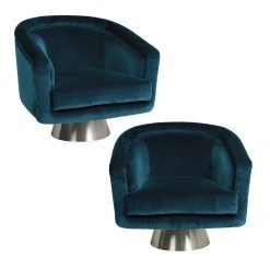 Jonathan Adler Bacharach Swivel Chair Bundle