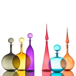 Jonathan Adler Decanters & Carafes Joe Cariati Low Round Decanter