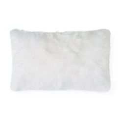 Jonathan Adler Cashmere Wool Fur Lumbar Pillow All Décor