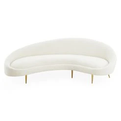 Jonathan Adler Ether Curved Sofa Bestsellers