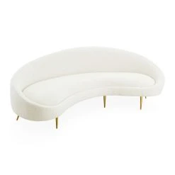 Jonathan Adler Ether Curved Sofa Bestsellers