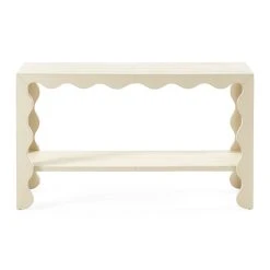 Jonathan Adler Flow Leather Console New Furniture