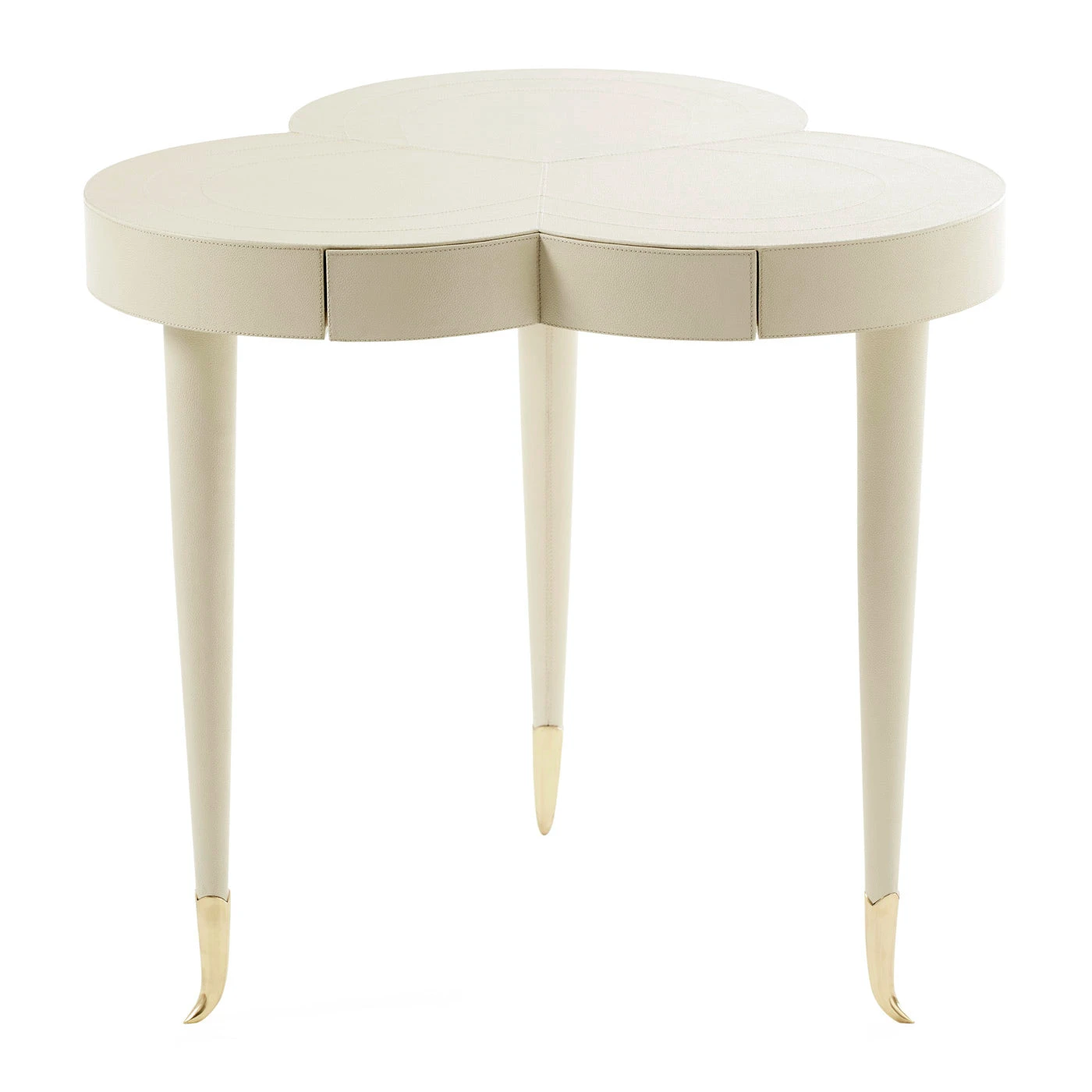 Jonathan Adler Flow Leather Trefoil Table New Furniture 11 Jonathan Adler Flow Leather Trefoil Table New Furniture