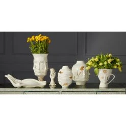 Jonathan Adler Gilded Giuliette Pitcher Serveware & Mugs