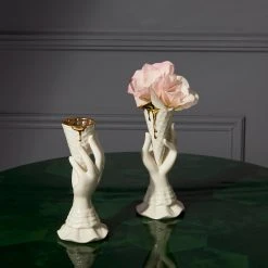 Jonathan Adler Gilded I-Scream Vase