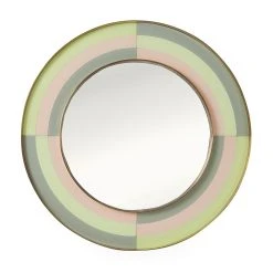 Jonathan Adler Harlequin Round Mirror