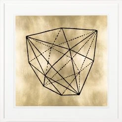 Jonathan Adler Goldleaf Krystalles 1 Print