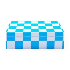 Jonathan Adler Medium Checkerboard Lacquer Box