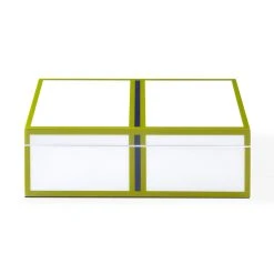 Jonathan Adler Medium Zip Lacquer Box New Décor