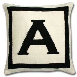 Jonathan Adler All Décor Reversible Letter Throw Pillow