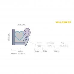 Jonathan Adler Love, LED Neon Sign YELLOWPOP X Jonathan Adler 13 Jonathan Adler Love, LED Neon Sign YELLOWPOP X Jonathan Adler