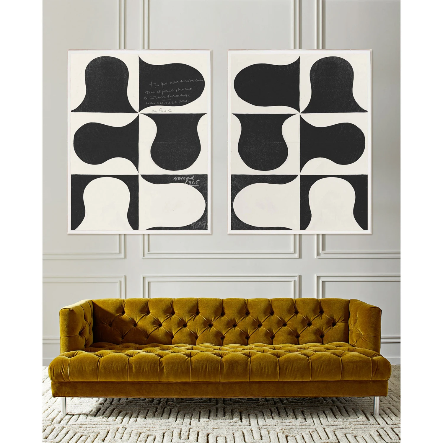 Jonathan Adler Print Paule Marrot, Black & White Abstract 2, 1 11 Jonathan Adler Print Paule Marrot, Black & White Abstract 2, 1