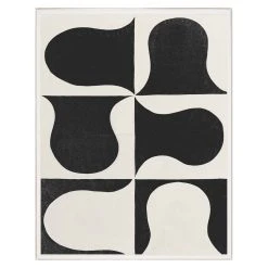 Jonathan Adler Paule Marrot, Black & White Abstract 2, 2 Print