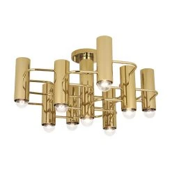Jonathan Adler Milano Square Flush Mount