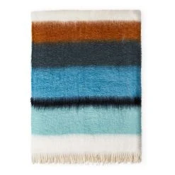 Jonathan Adler Stripe Mohair Throw