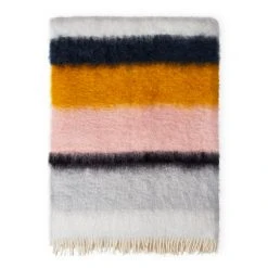 Jonathan Adler Stripe Mohair Throw