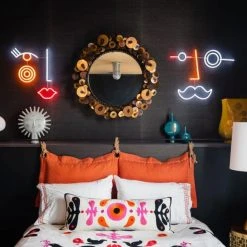 Jonathan Adler Monsieur, LED Neon Sign YELLOWPOP X Jonathan Adler