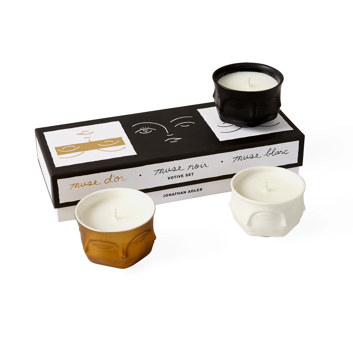 Jonathan Adler Muse Votive Candle Set 6 Jonathan Adler Muse Votive Candle Set