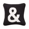 Jonathan Adler "&" Needlepoint Throw Pillow