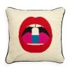 Jonathan Adler Bestsellers Lips Full Dose Needlepoint Throw Pillow 2 Jonathan Adler Bestsellers Lips Full Dose Needlepoint Throw Pillow