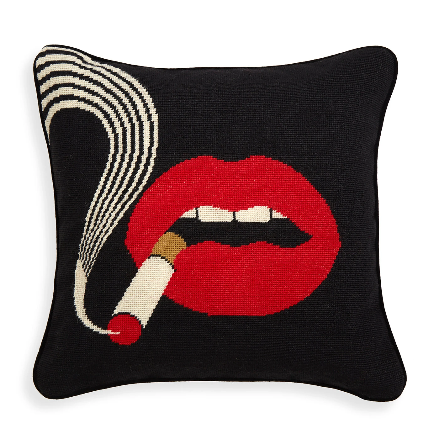 Jonathan Adler Lips Smolder Needlepoint Throw Pillow Bestsellers 3 Jonathan Adler Lips Smolder Needlepoint Throw Pillow Bestsellers