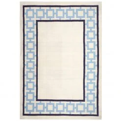 Jonathan Adler Nixon Border Reversible Peruvian Flat Weave Rug