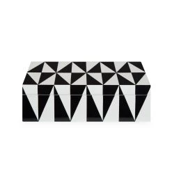 Jonathan Adler Boxes & Canisters Medium Op Art Lacquer Box