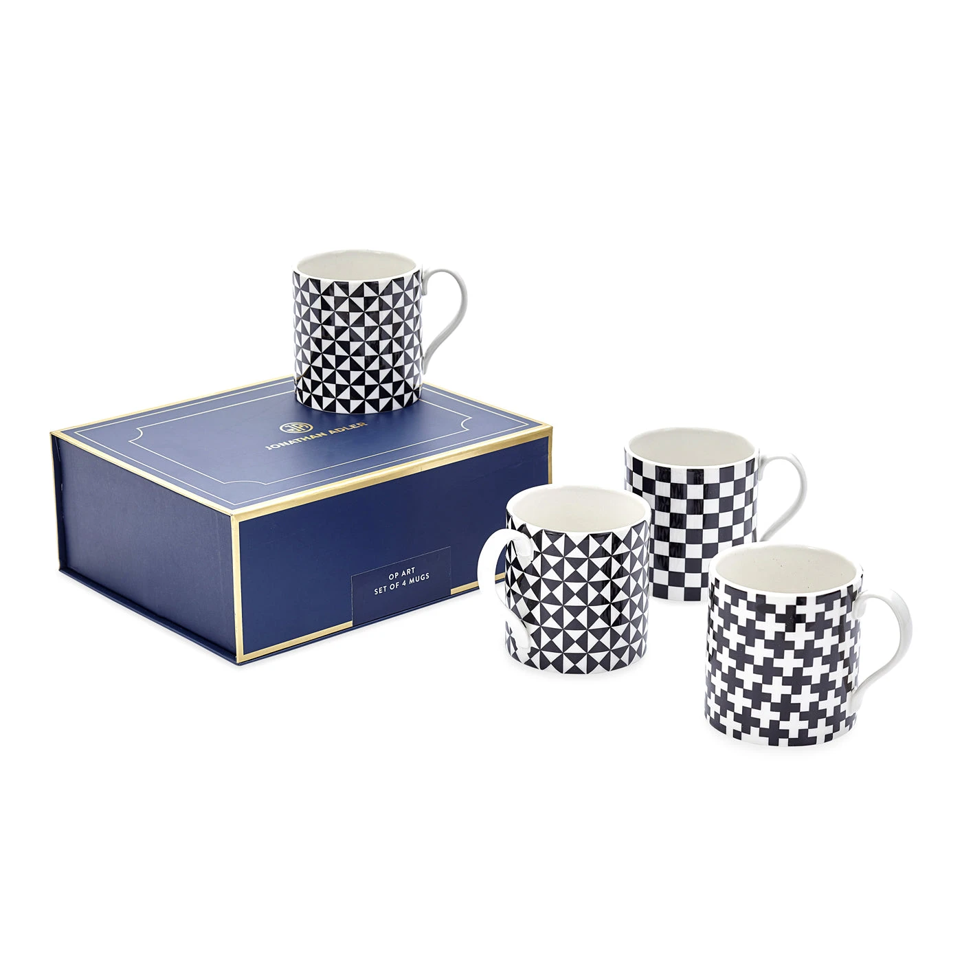 Jonathan Adler Op Art Mug Set Serveware & Mugs 3 Jonathan Adler Op Art Mug Set Serveware & Mugs