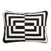 Jonathan Adler Patterned Op Art Rectangle Pillow