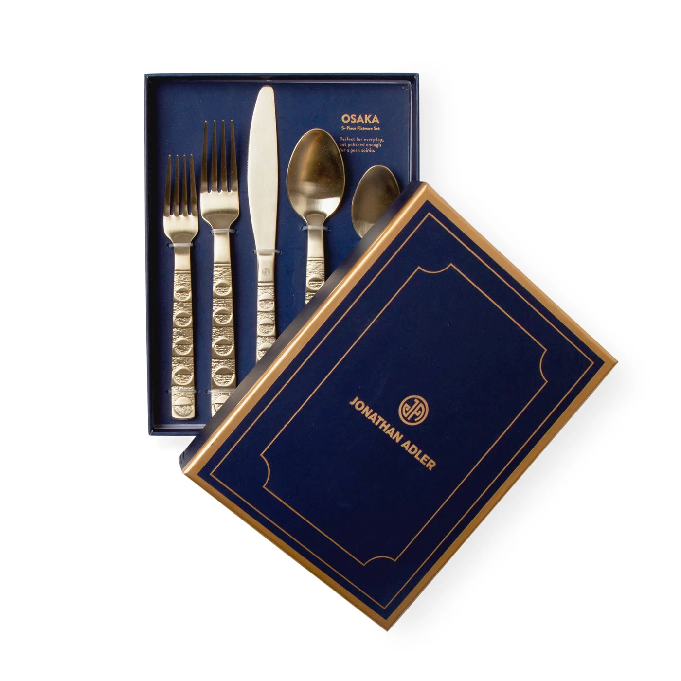 Jonathan Adler Osaka Five-Piece Flatware Set All Dining 8 Jonathan Adler Osaka Five-Piece Flatware Set All Dining