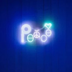 Jonathan Adler Peace, LED Neon Sign