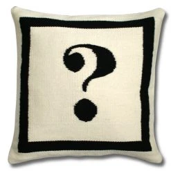 Jonathan Adler All Décor Reversible Letter Throw Pillow