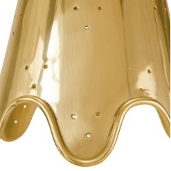 Jonathan Adler Brass Ripple Pendant