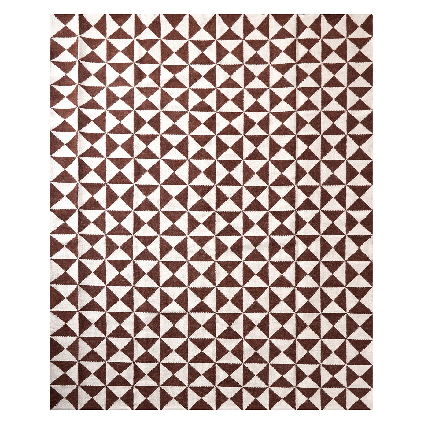 Jonathan Adler Brown Oslo Reversible Peruvian Flat Weave Rug 10 Jonathan Adler Brown Oslo Reversible Peruvian Flat Weave Rug