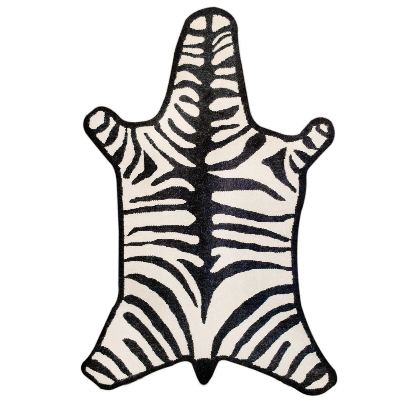 Jonathan Adler Zebra Peruvian Flat Weave Rug 11 Jonathan Adler Zebra Peruvian Flat Weave Rug