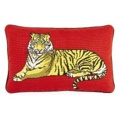 Jonathan Adler Safari Needlepoint Pillow All Décor
