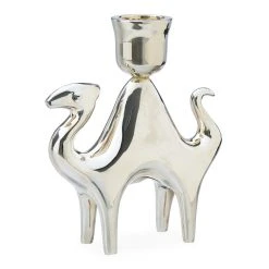 Jonathan Adler Silver-Plated Camel Candle Holder Candles & Candle Holders