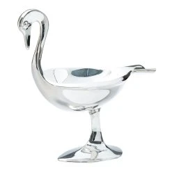 Jonathan Adler Medium Silver-Plated Bird Bowl Bowls