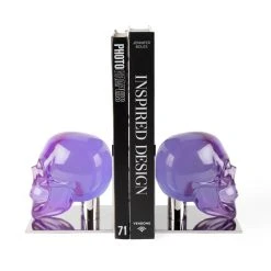 Jonathan Adler Skull Bookends Books & Bookends