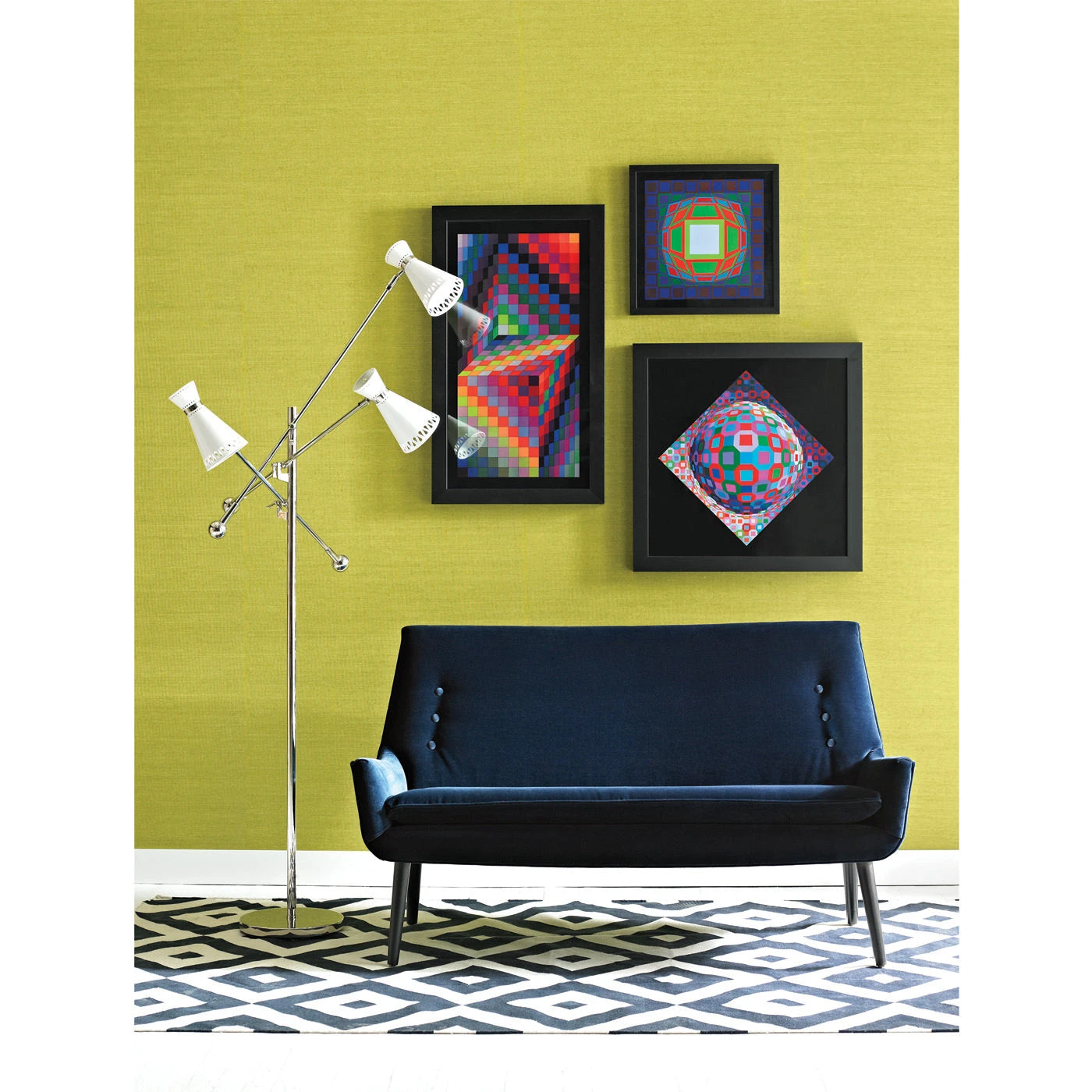 Jonathan Adler Mrs. Godfrey Settee Sofas 4 Jonathan Adler Mrs. Godfrey Settee Sofas