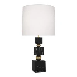 Jonathan Adler Totem Table Lamp Black Marble