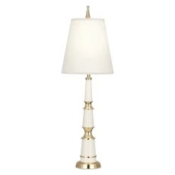 Jonathan Adler Versailles Buffet Lamp With Fabric Shade
