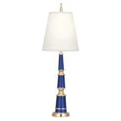 Jonathan Adler Versailles Buffet Lamp With Fabric Shade