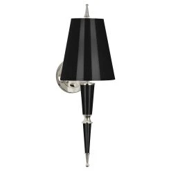 Jonathan Adler Versailles Sconce In Nickel With Painted Shade