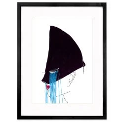 Jonathan Adler Print Tony Viramontes "Jean Paul Gaultier Headdress"