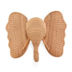 Jonathan Adler New Décor Wicker Elephant Wall Art