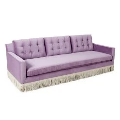 Jonathan Adler Wright Sofa With Bullion Fringe Sofas